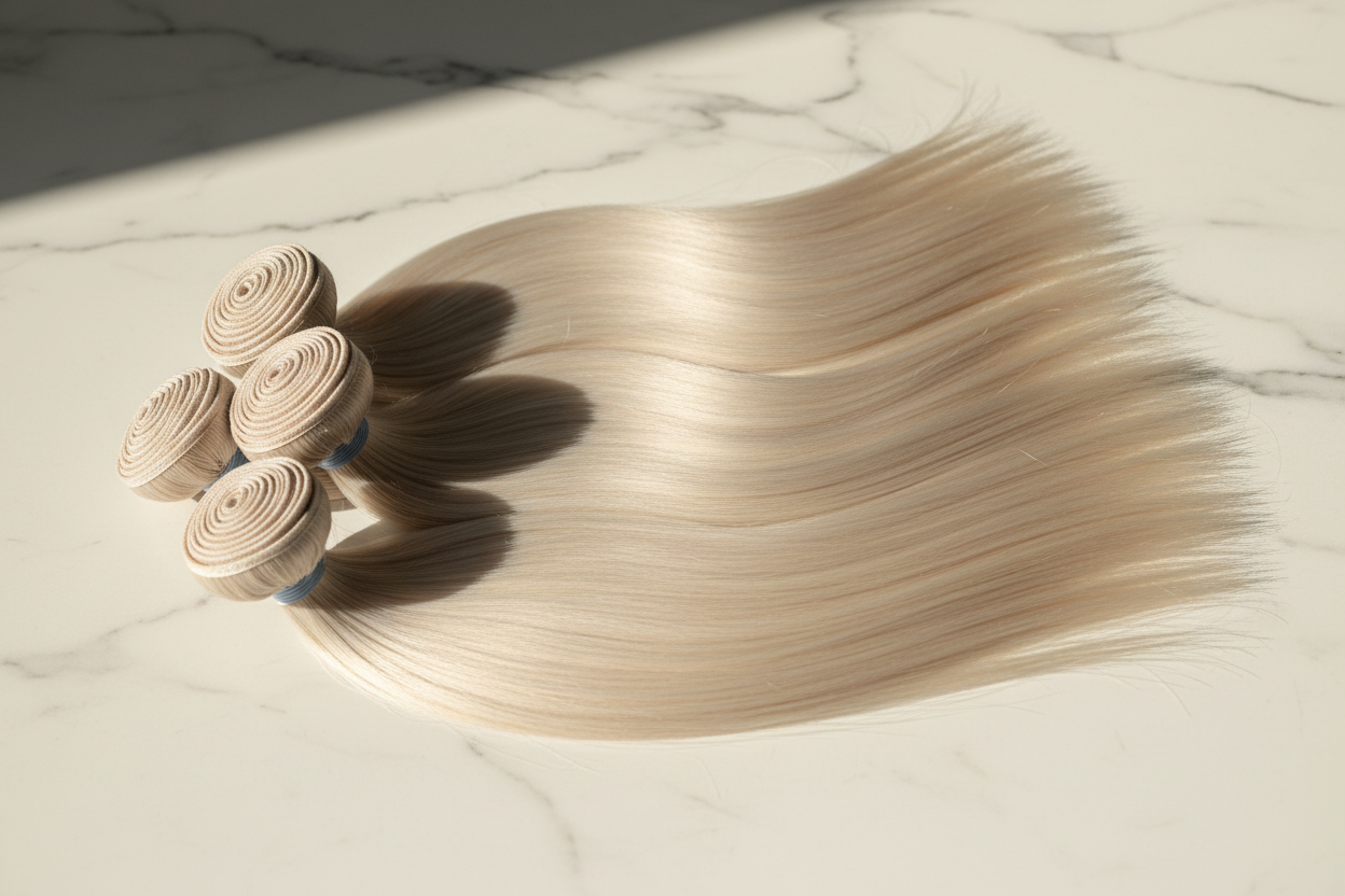 Invisible PU Silk Straight – 100% Injected Remy Human Hair Clips