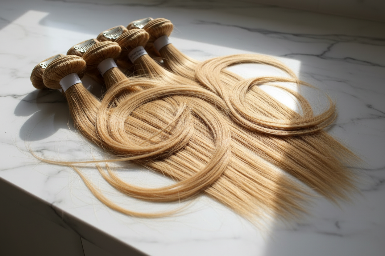 Invisible PU Silk Straight – 100% Injected Remy Human Hair Clips