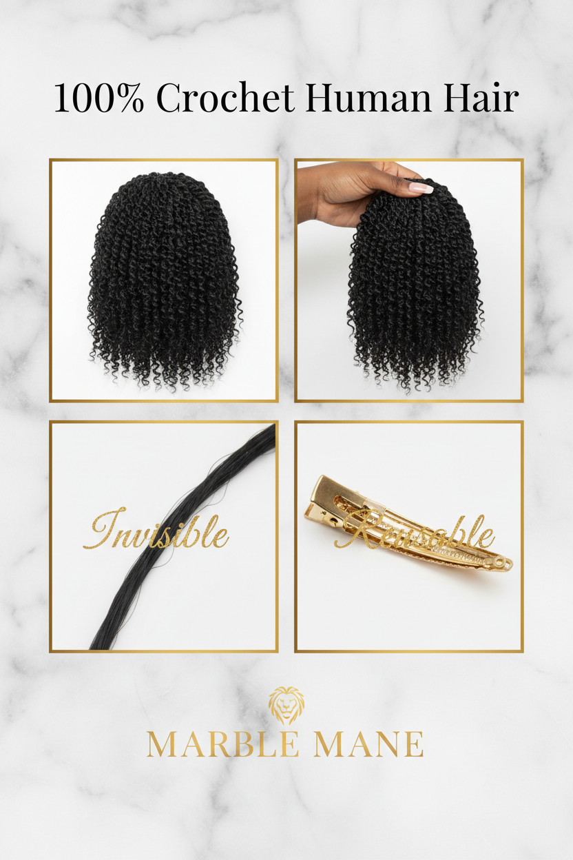 Elite Burmese Curly Crochet – 100% Raw Virgin Human Hair