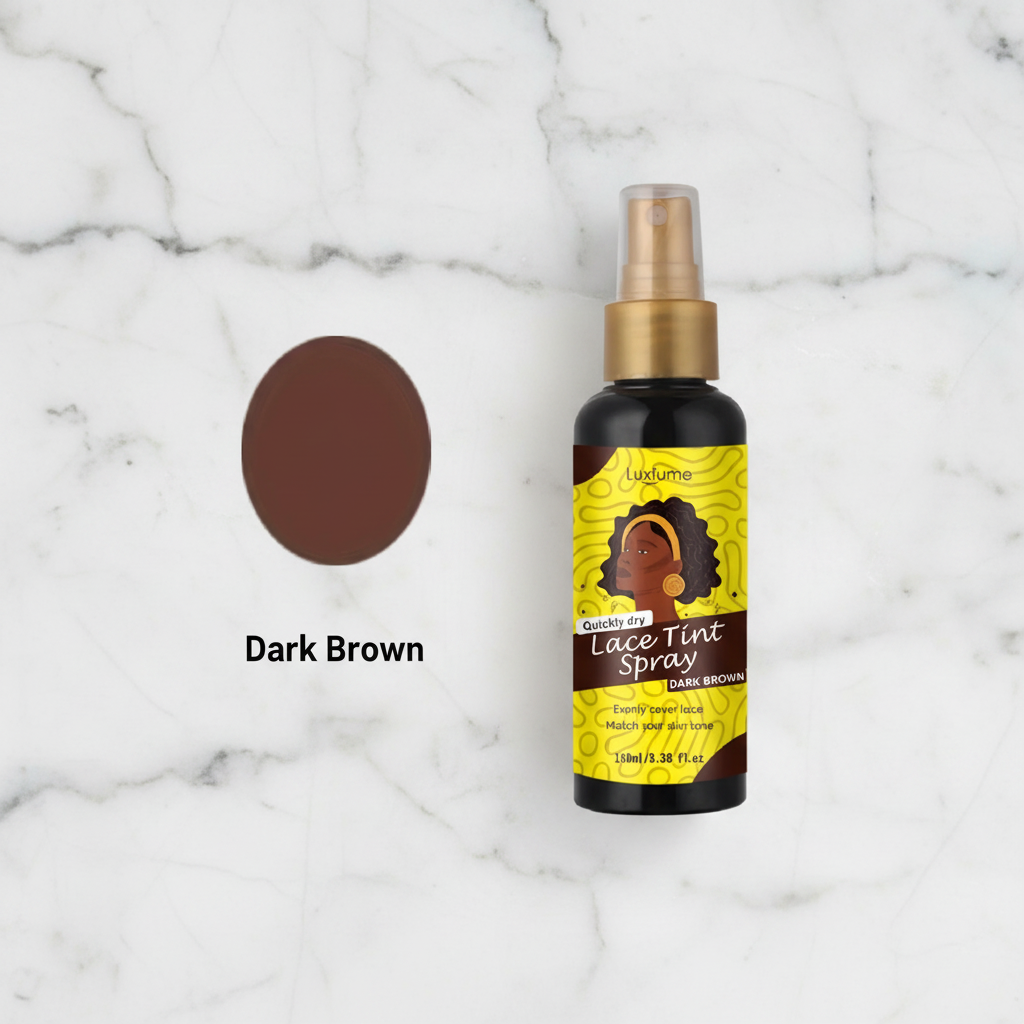 Lace Tint Spray For Wigs, Natural Root Touch Up Hair Spray, Long-Lasting Lace Melt Spray, Matches The Skin Colour, Natural Looking