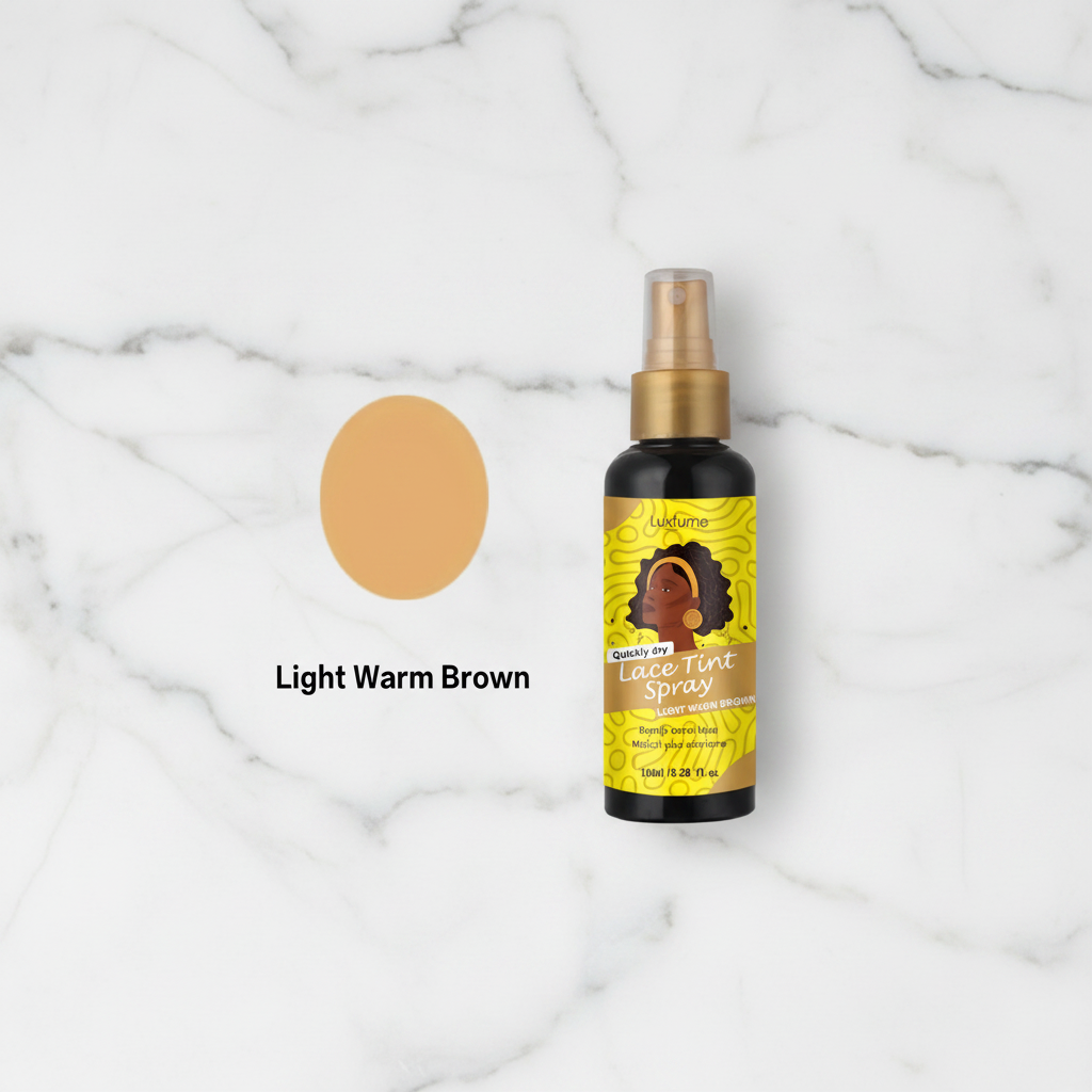 Lace Tint Spray For Wigs, Natural Root Touch Up Hair Spray, Long-Lasting Lace Melt Spray, Matches The Skin Colour, Natural Looking