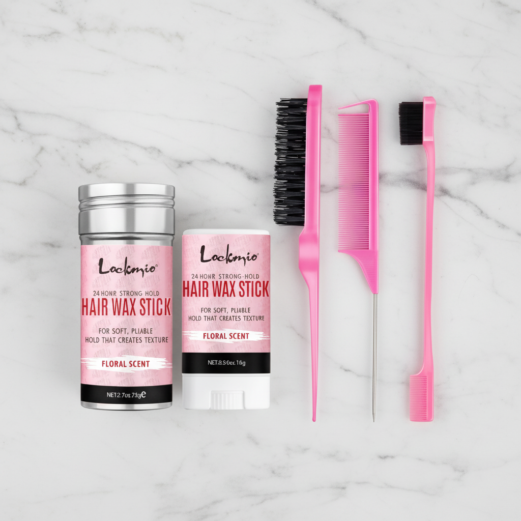 Professional Sleek Wax Stick – Instant Frizz Control & Flyaway Tamer