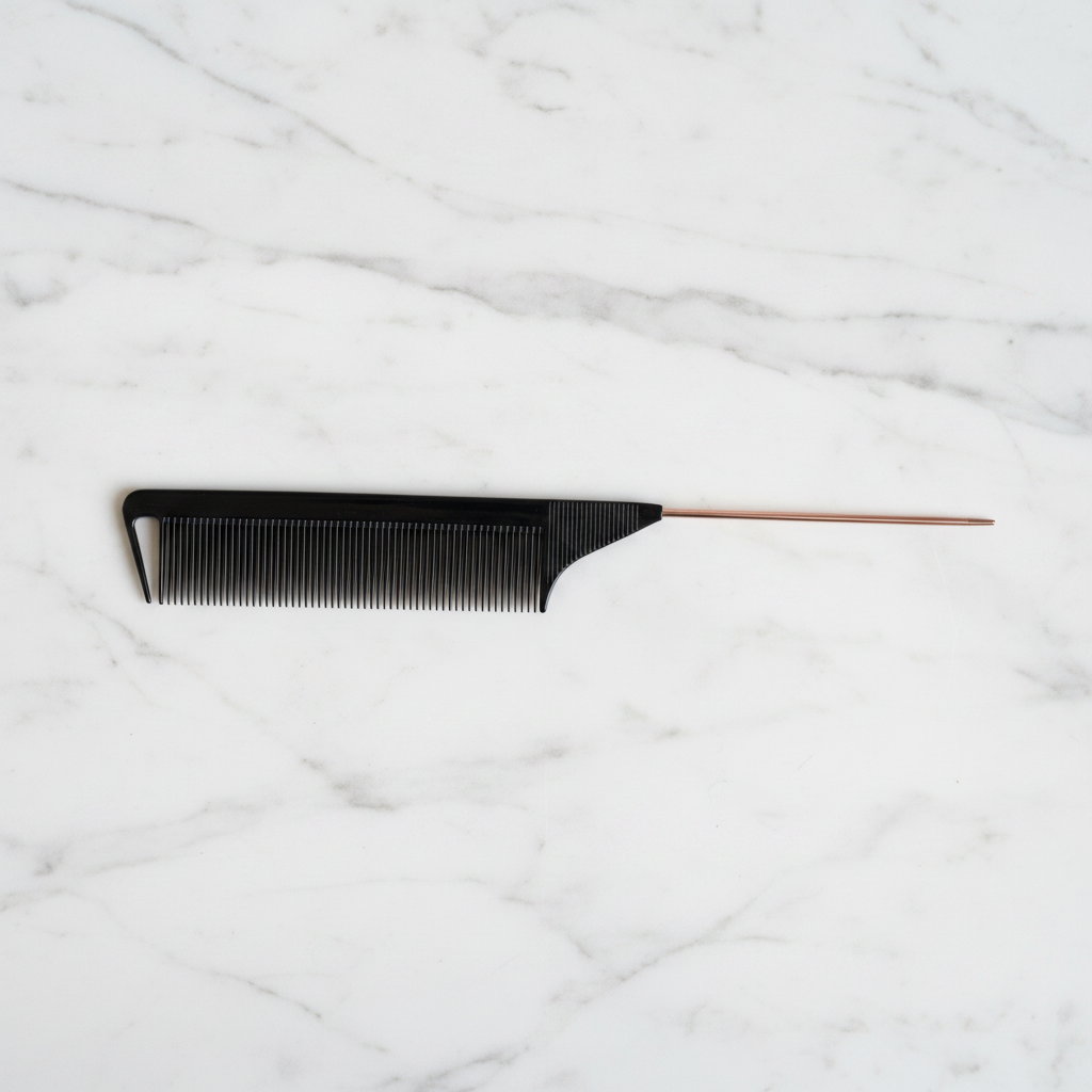 Professional Anti-Static Rat Tail Comb – Precision Parting & Styling Tool