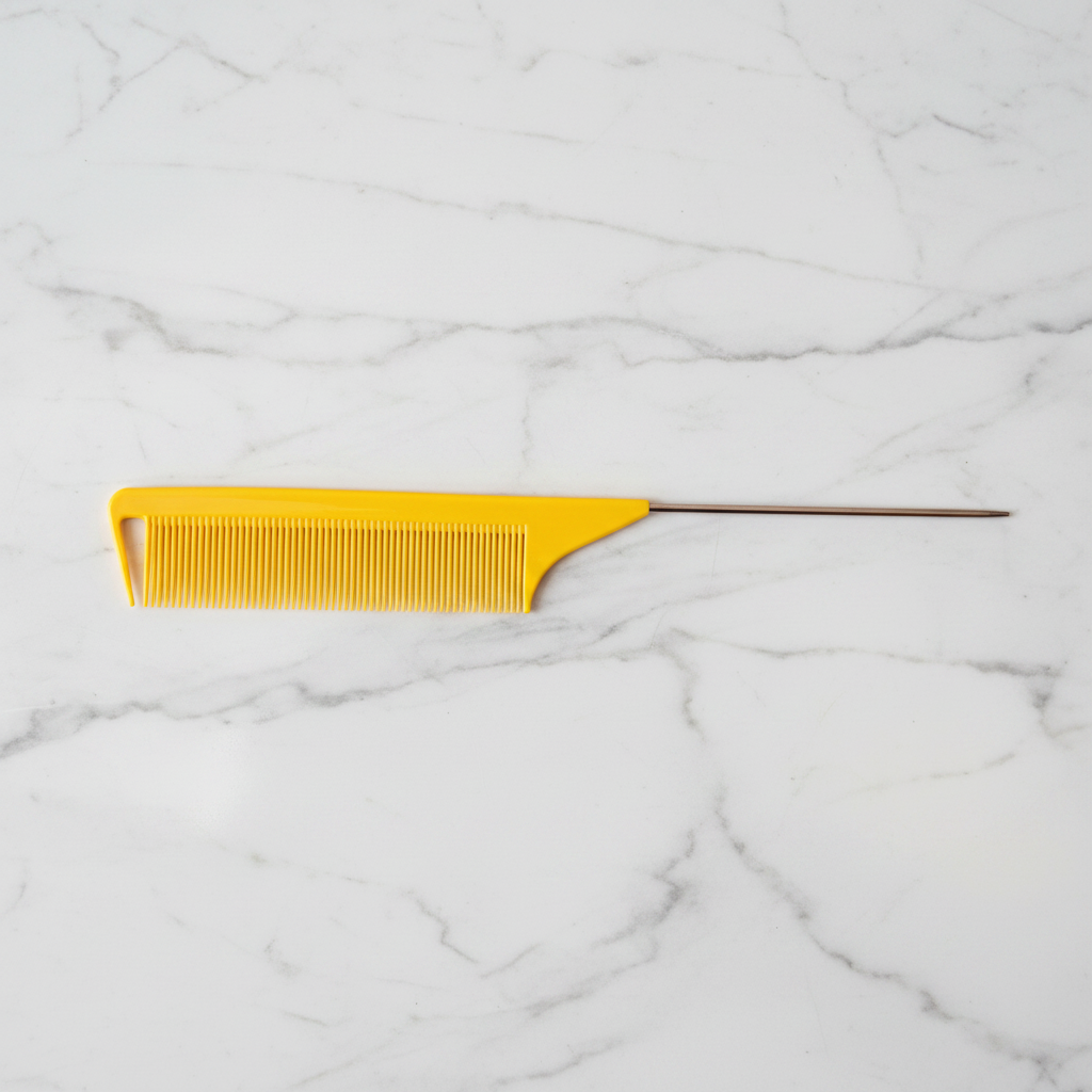 Professional Anti-Static Rat Tail Comb – Precision Parting & Styling Tool