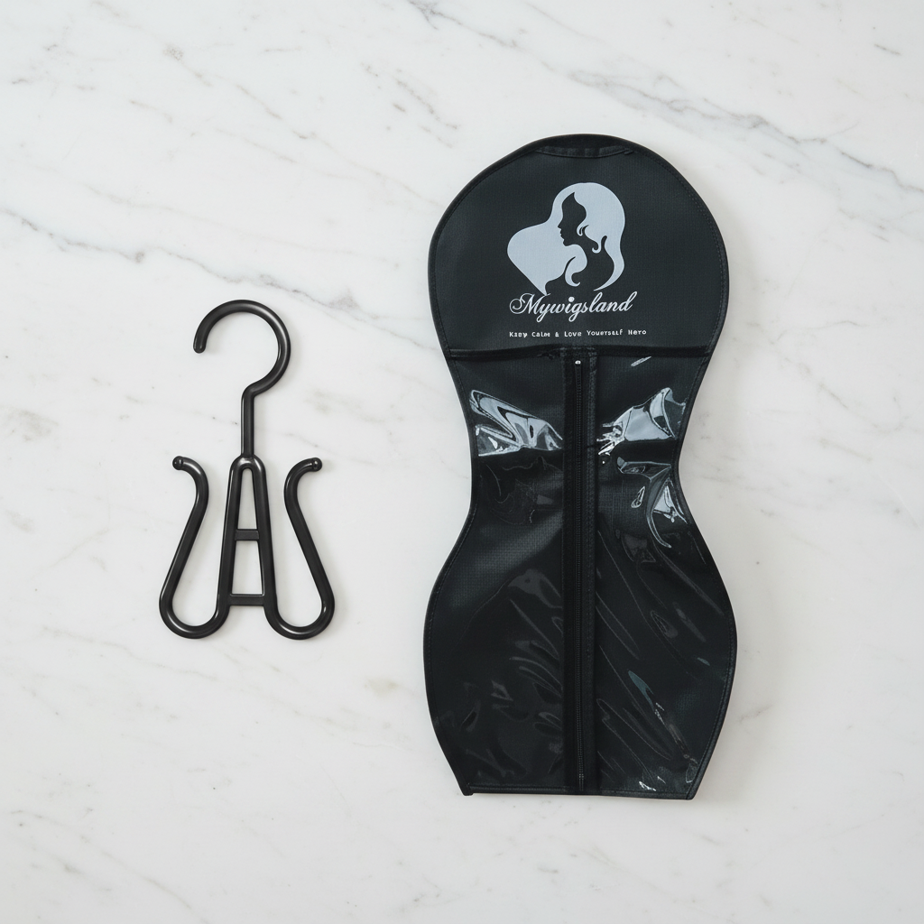 The Signature Mane Vault | Luxury Wig Storage & Hanger System