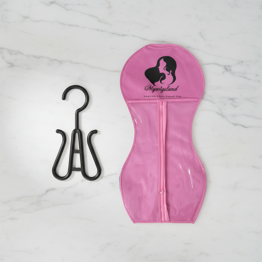 The Signature Mane Vault | Luxury Wig Storage & Hanger System
